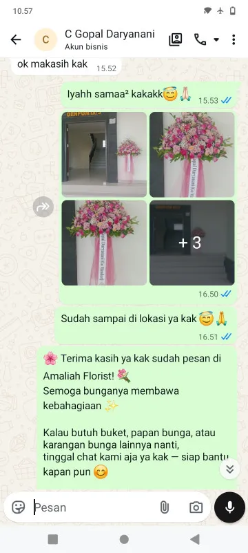 Pengiriman Karangan Bunga Ngaran Kaligesing